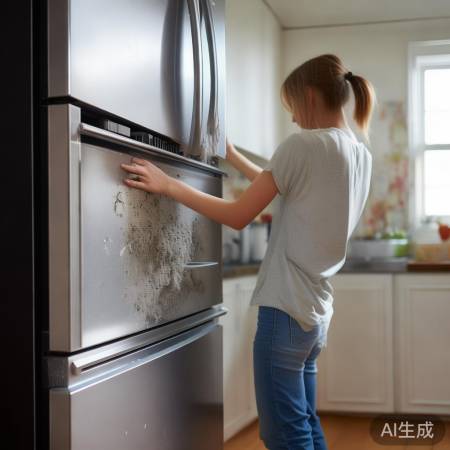 冰箱散热孔清理