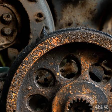 齿轮生锈,转动困难