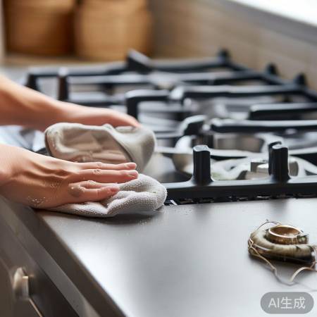 燃气灶清洁,安全通孔