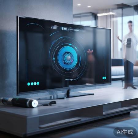 智能语音电视开机