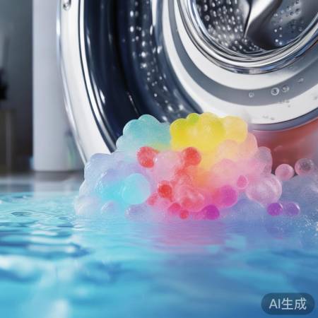 洗衣机里的魔法清洁块