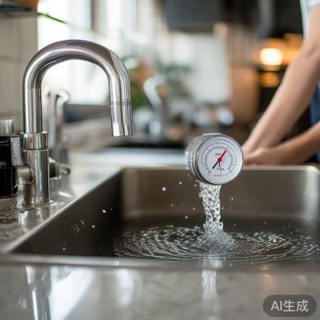 检查水压，确保水流平稳