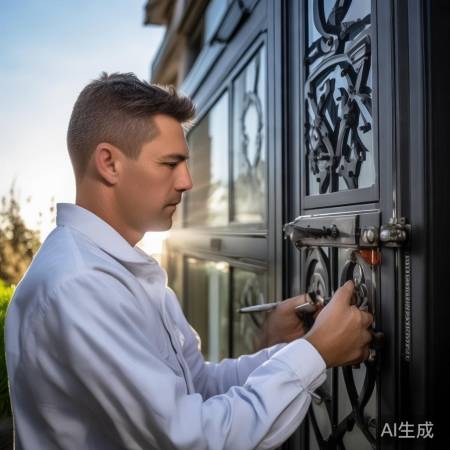 专业师傅换防盗门