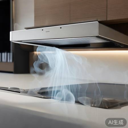 集成灶侧吸油烟机，清洁方便