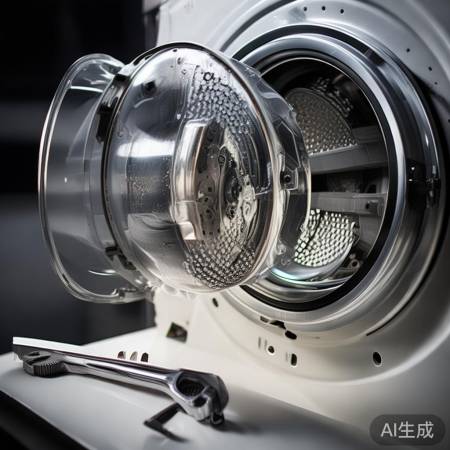 拆卸内桶，拧螺丝取出