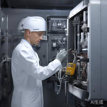 壁挂炉体检进行中