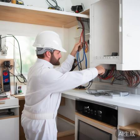 安全连接油烟机线路