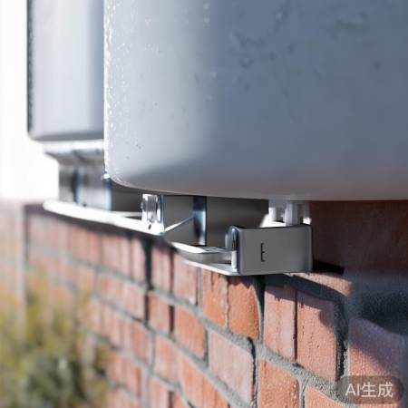 “安装稳固支架,确保水罐稳定。