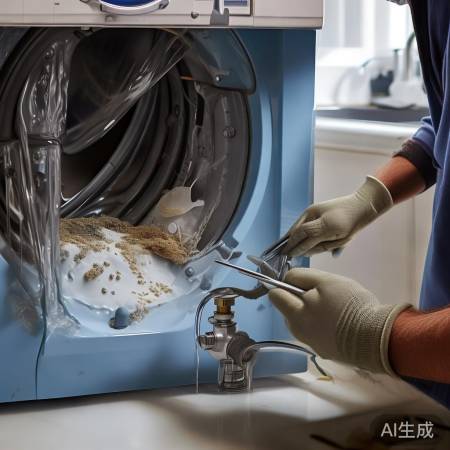 洗衣机进水阀堵塞清理法