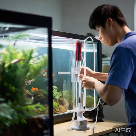 安装空气能加热鱼缸步骤