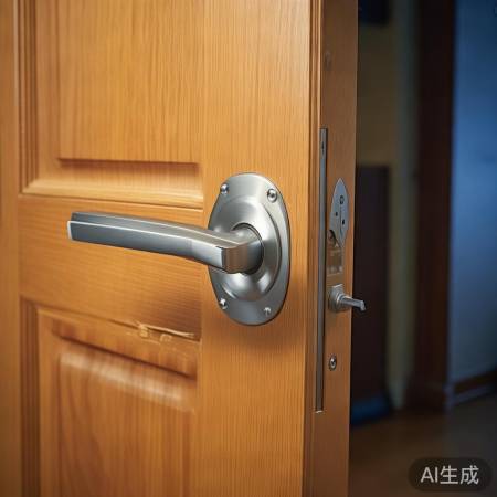 安装门把手与猫眼