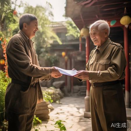 刘德文助老兵落叶归根