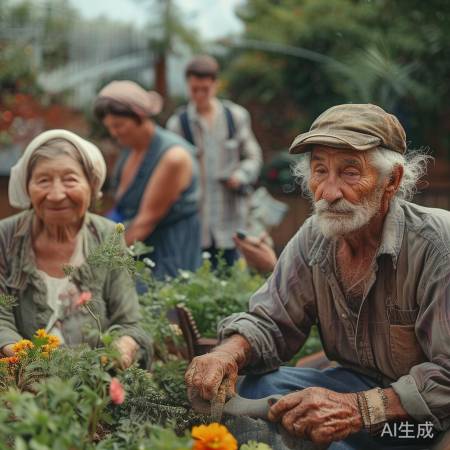 “当年苦,今享乐,心疼后辈。”