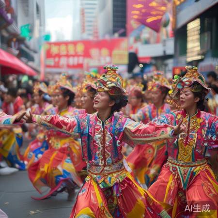 上海旅游节潮汕英歌舞惊艳亮相
